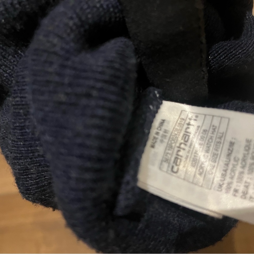 Carhartt bleu Navi Beanie - Picture 3 of 5